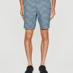AG Wander Light Blue Flat Front Shorts NWT